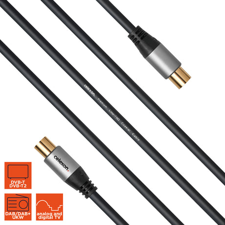 celexon IEC TV Antenna Cable - Professional Line