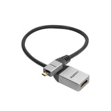 Celexon micro hdmi to hdmi m/f adapter with ethernet - 2.0a/b 4k 0.25m - professional line