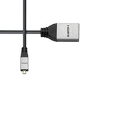 celexon Micro HDMI to HDMI M/F Adapter with Ethernet - 2.0a/b 4K - Professional Line