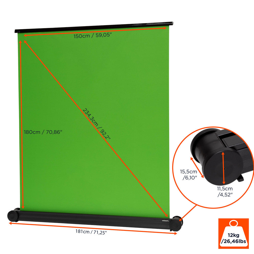 celexon Mobile Chroma Key Green Screen