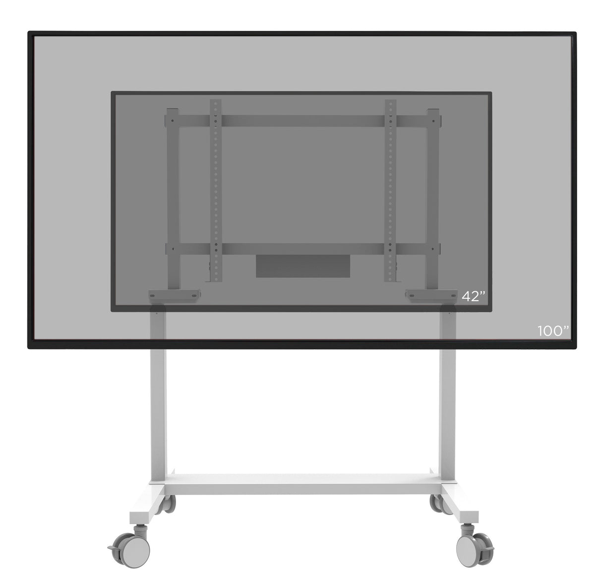 celexon Professional electric height adjustable display trolley Adjust-42100MW