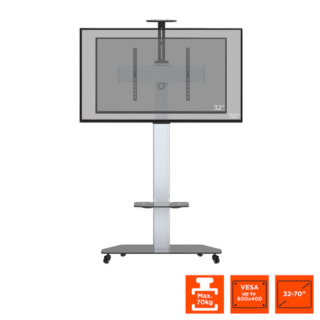 celexon Professional height adjustable display trolley Adjust-3270MP
