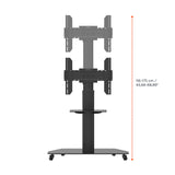 celexon Professional height adjustable display trolley Adjust-3770MP