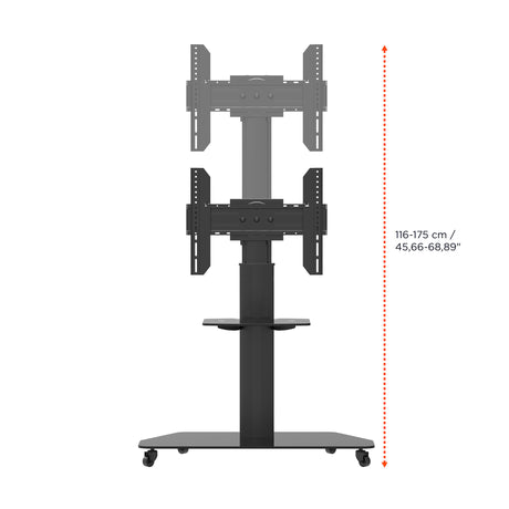 celexon Professional height adjustable display trolley Adjust-3770MP