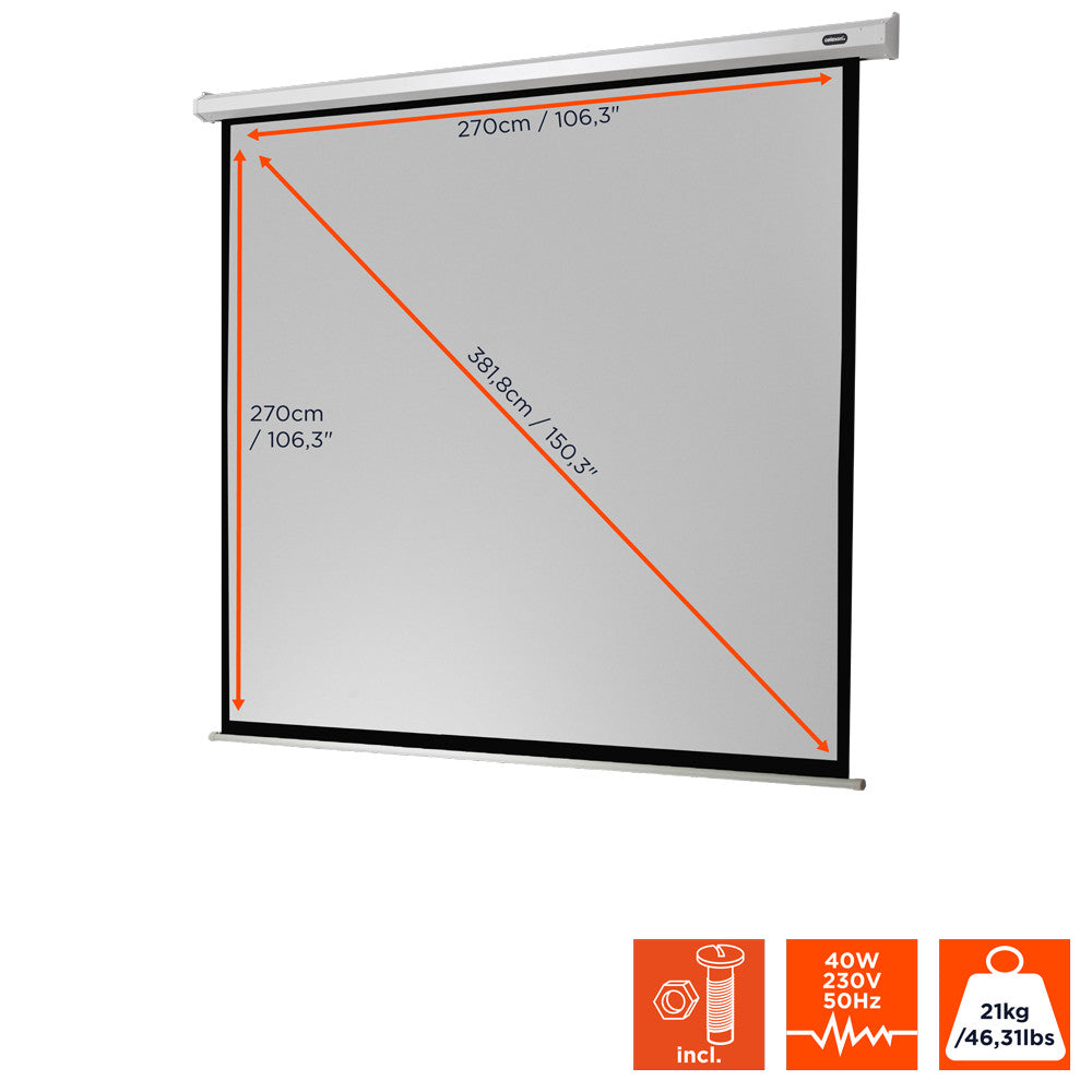 celexon Projector Screen Electric Economy