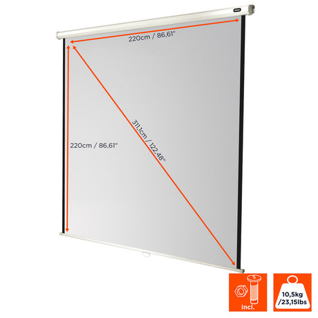 celexon Projector screen Manual Economy