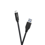 celexon USB-C to USB-A cable - USB 3.2 Gen 2x1 0.5m, Black
