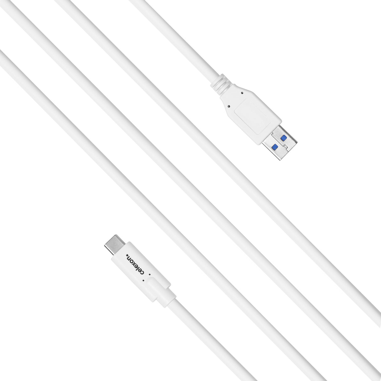 celexon USB-C to USB-A cable - USB 3.2 Gen 2x1 1.0m, white