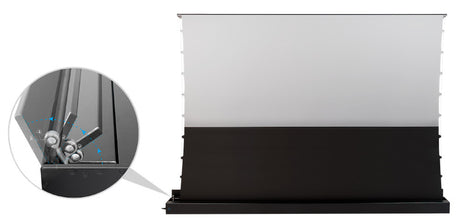 celexon UST High Contrast Floor Scissor Screen - Expert 21:9 black