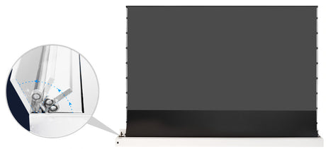 celexon UST High Contrast Floor Scissor Screen - HomeCinema Plus white