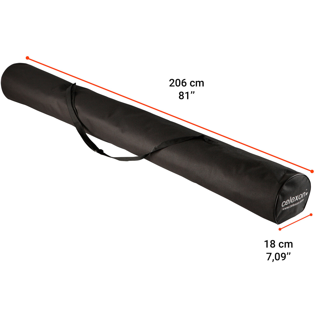 celexon canvas softcase for tripod screen