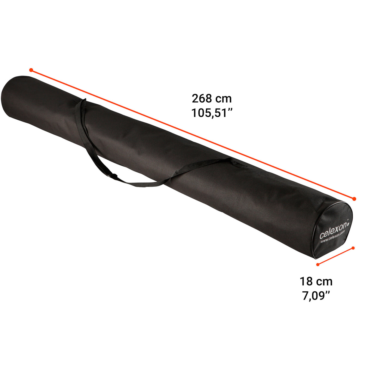 celexon canvas softcase for tripod screen