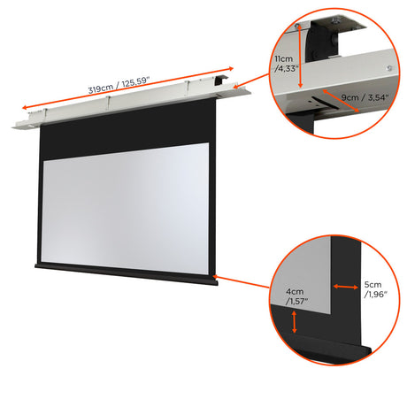 celexon ceiling recessed electric projector screen Expert