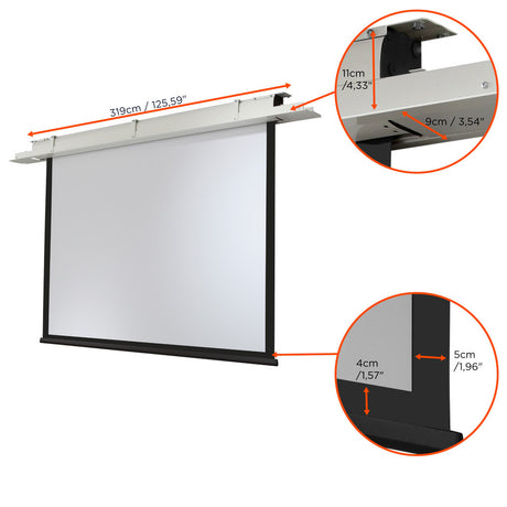 celexon ceiling recessed electric projector screen Expert