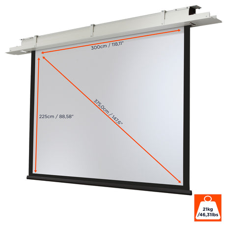 celexon ceiling recessed electric projector screen Expert