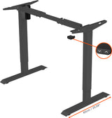 celexon electric height adjustable desk Economy eAdjust-71121 – Black