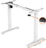 celexon electric height adjustable desk Economy eAdjust-71121 - White