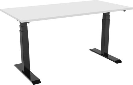 celexon electric height adjustable desk Professional eAdjust-58123 - Black, incl. tabletop