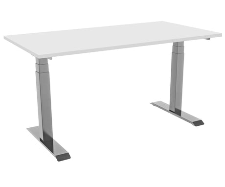 celexon electric height adjustable desk Professional eAdjust-58123 - Grey, incl. tabletop