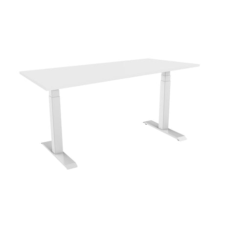 celexon electric height adjustable desk Professional eAdjust-58123 - white, incl. tabletop