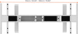 celexon electric height adjustable desk Professional eAdjust-58123 - white, incl. HPL table top
