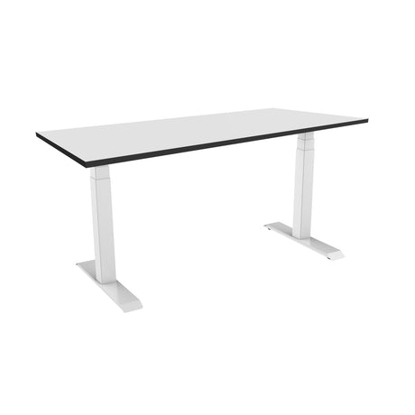 celexon electric height adjustable desk Professional eAdjust-58123 - white, incl. HPL tabletop