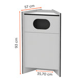 celexon hygiene series - Waste module 93 - White