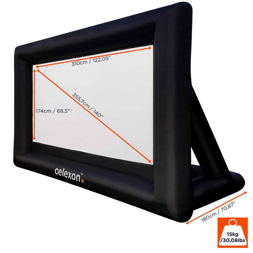 celexon inflatable outdoor projector screen INF200