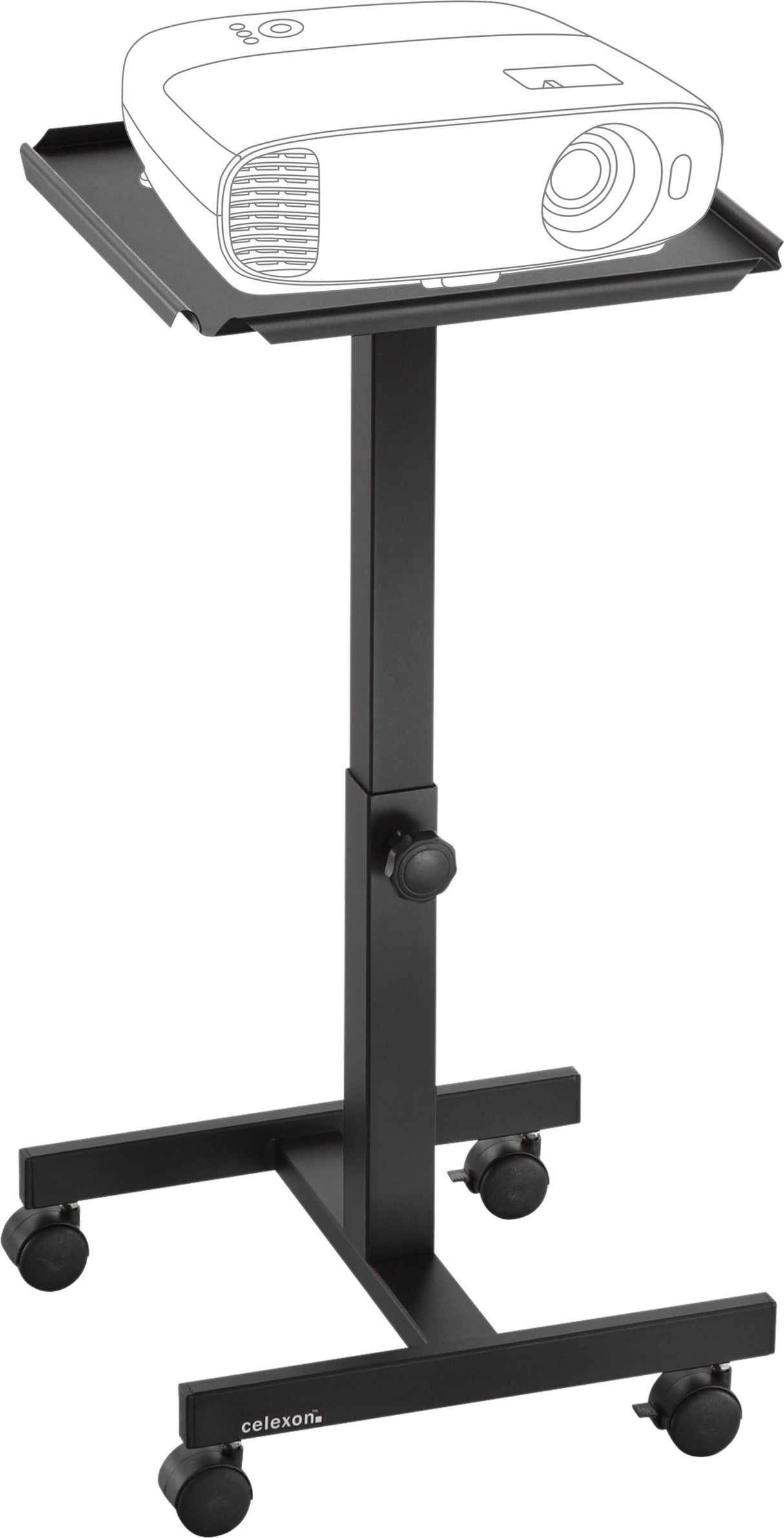 celexon projector table PT1010B - colour black