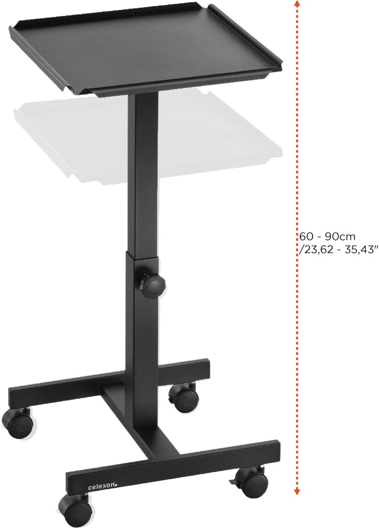 celexon projector table PT1010B - colour black