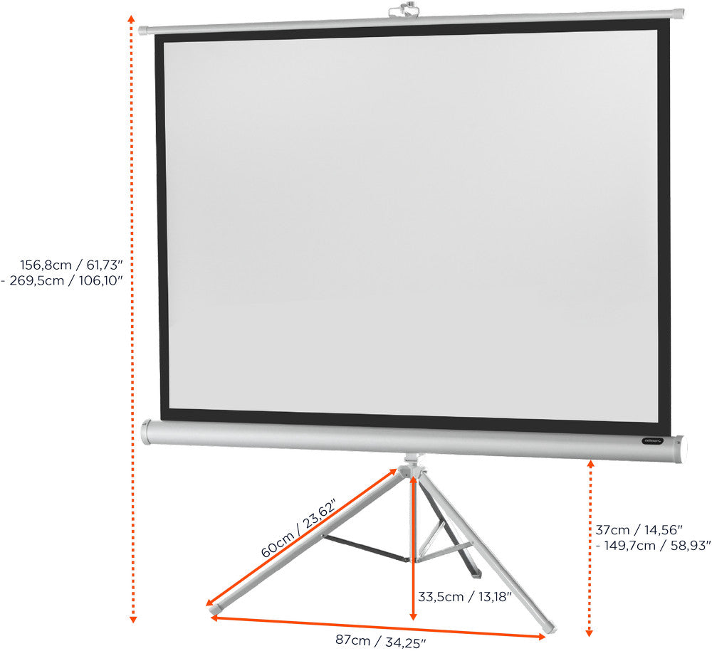 celexon screen Tripod Economy Projector Screen - white edition