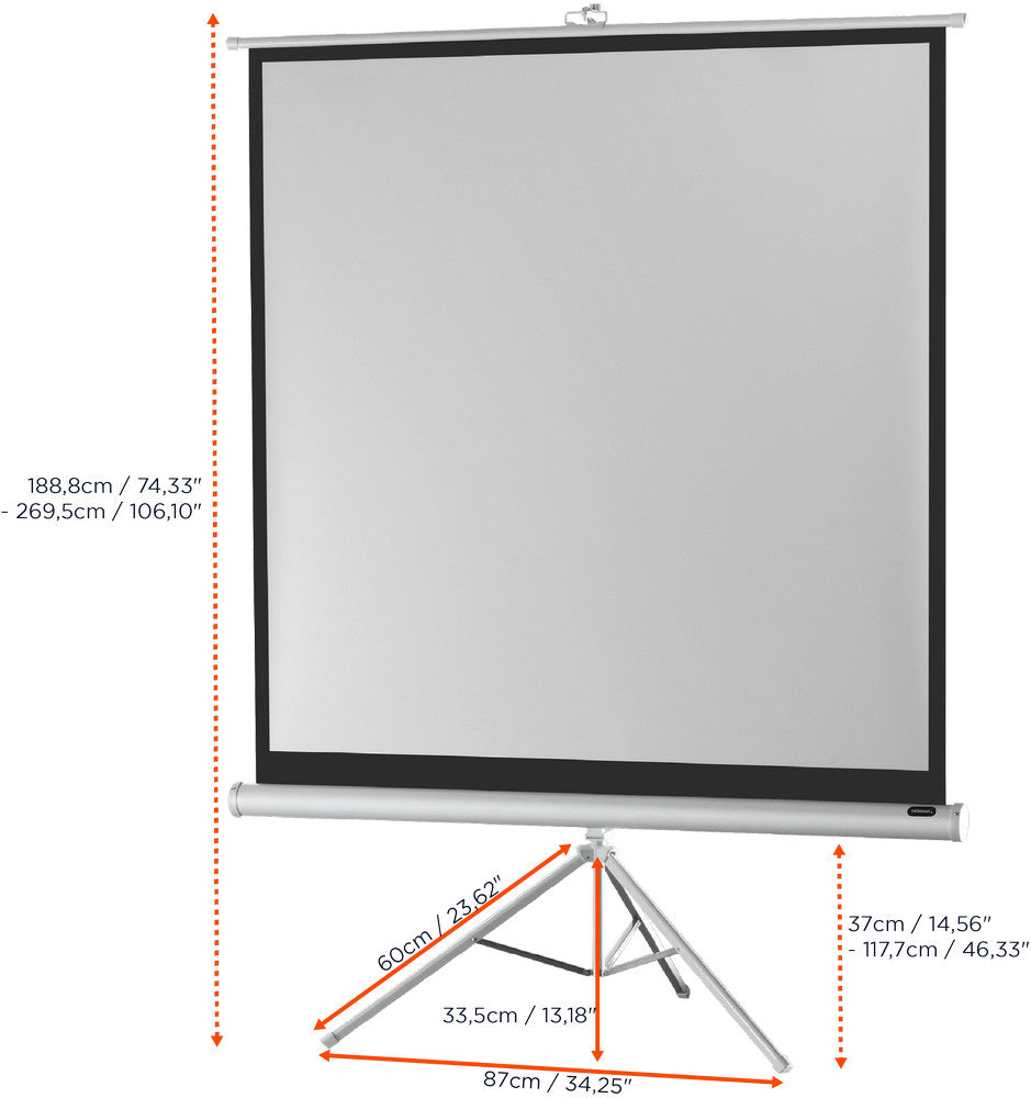 celexon screen Tripod Economy Projector Screen - white edition