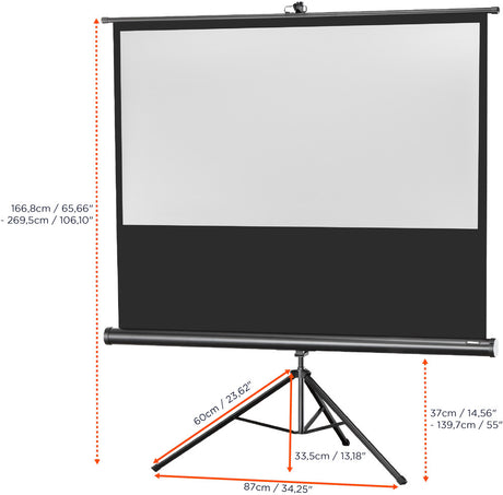 celexon screen Tripod Economy Projector Screen