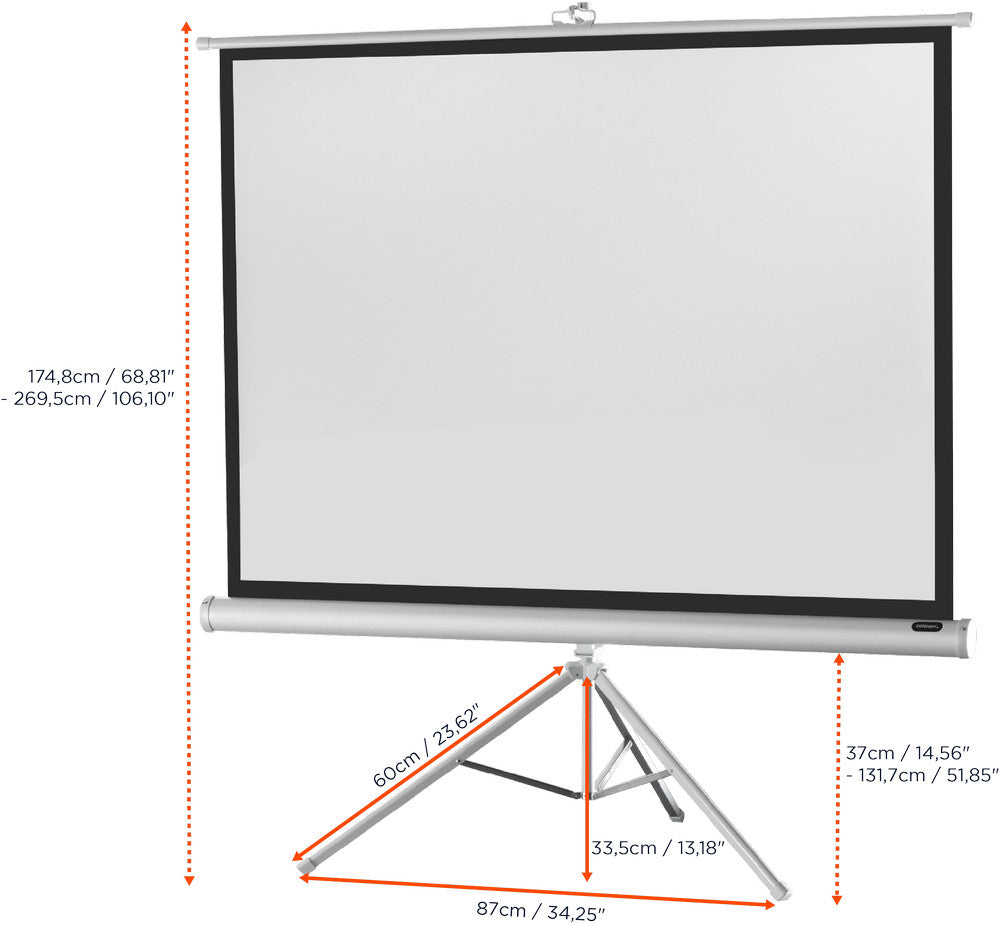 celexon screen Tripod Economy Projector Screen - white edition