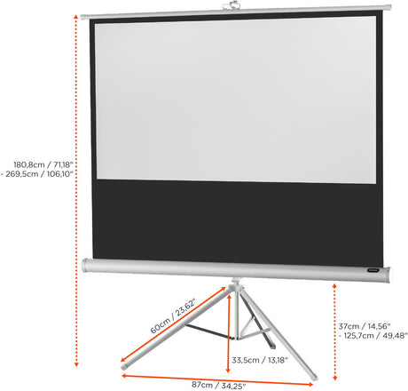 celexon screen Tripod Economy Projector Screen - white edition