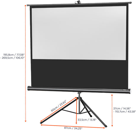 celexon screen Tripod Economy Projector Screen