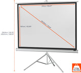 celexon screen Tripod Economy Projector Screen - white edition