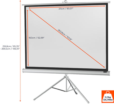celexon screen Tripod Economy Projector Screen - white edition