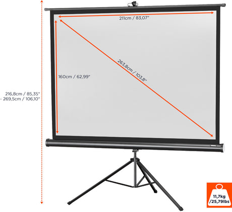 celexon screen Tripod Economy Projector Screen
