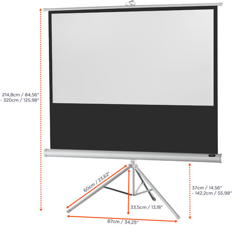 celexon screen Tripod Economy Projector Screen - white edition