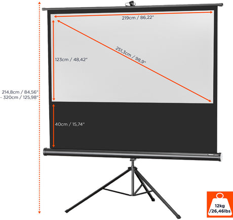 celexon screen Tripod Economy Projector Screen