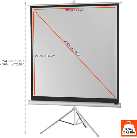 celexon screen Tripod Economy Projector Screen - white edition