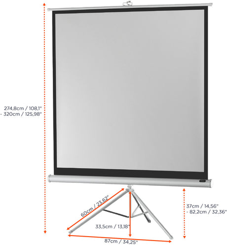celexon screen Tripod Economy Projector Screen - white edition
