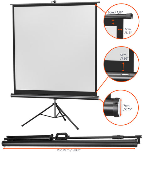 celexon screen Tripod Economy Projector Screen