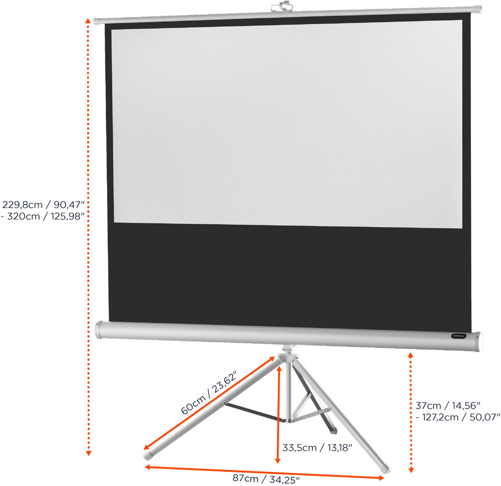 celexon screen Tripod Economy Projector Screen - white edition