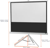 celexon screen Tripod Economy Projector Screen - white edition