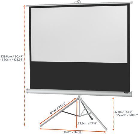 celexon screen Tripod Economy Projector Screen - white edition