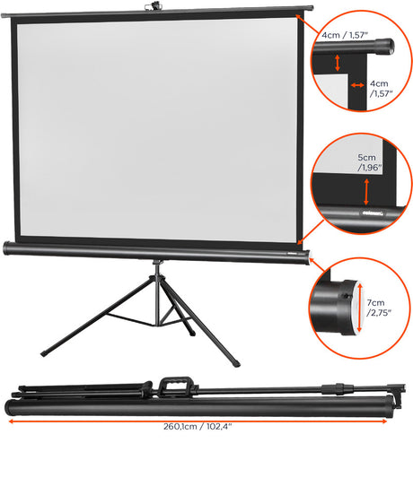celexon screen Tripod Economy Projector Screen