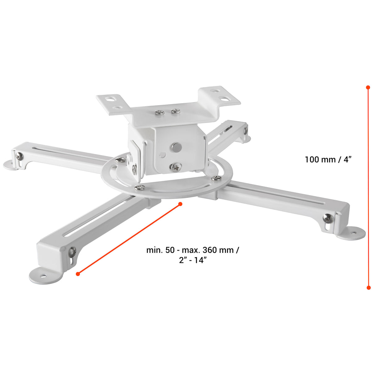 celexon universal ceiling mount MultiCel 1000 Pro white