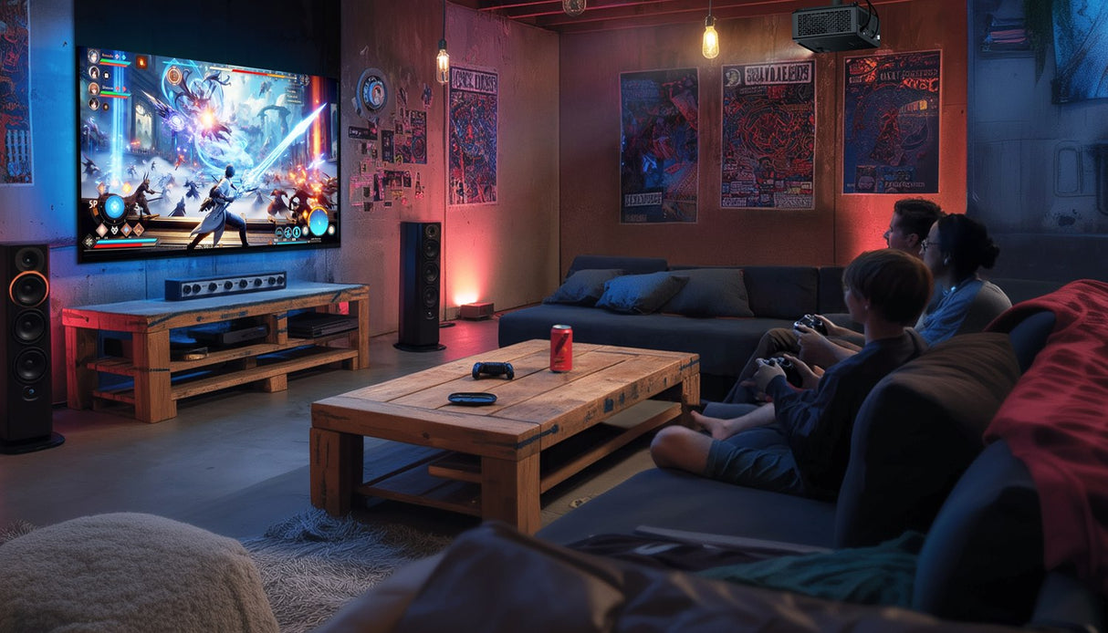 Optoma UHZ58LV Bright 4K UHD Dual Laser Home Entertainment Projector